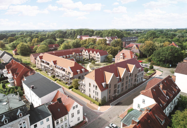 Aufsicht Vogelperspektive
